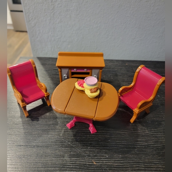 2008 Fisher Price Loving Family Dollhouse Dining Room Furniture set! - Picture 3 of 5